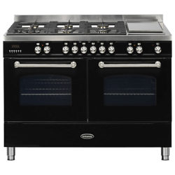 Britannia RC-12TG-FL Fleet Dual Fuel Range Cooker Black
